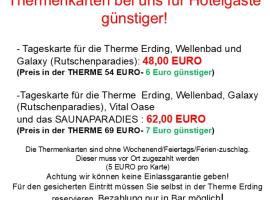 Hotel Nummerhof, hotel em Erding