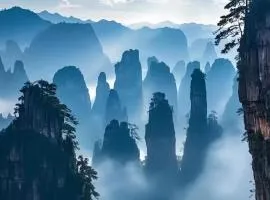 Zhangjiajie Southgate Flower Garden Lodge at the Park Entrance