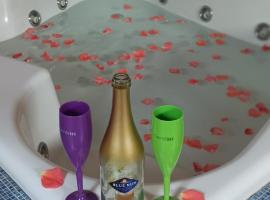 Central Terrace Escape with Jacuzzi，蒂米什瓦拉的有熱水按摩池的飯店