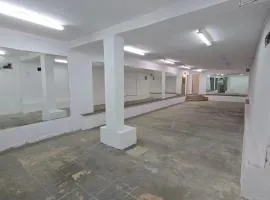 Empty Hall Space with Bar & 2 Bathrooms - No Bedrooms, No Beds, No Warm Water
