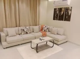 Apartment with a bedroom and a living room with a smart entrance with a hotel system