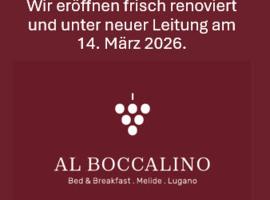 AL BOCCALINO Bed & Breakfast Wiedereröffnung ab März 2026, hotel em Melide