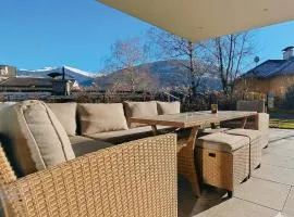 Großzügige Gartenwohnung mit Bergblick