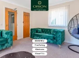 DONALD'S Townhouse - INVOICE and REDUCED PRICE only via ORION SHORT STAYS DUNDEE, 4 Room, 3 bath, Ring Road Access, Fully Equipped, Free Parking - Freshly Renovated and ONLY 12 Mins to STANNERGATE Ports