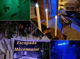 Spa-Sauna-Ciel de pluie tropicale-Champagne Nuit Romantique - Escapade Mâconnaise