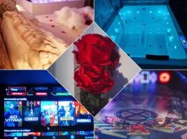 Nuit Romantique, Spa, Champagne, Cinéma, Flipper - Escapade Veyloise