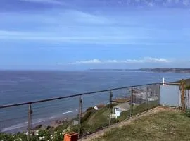Lovely chalet with uninterrupted sea views