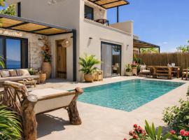 Hilaritas Suites Kefalonia, Luxury Villa-Style Suites with Private Pool & Stunning Sea Views, hotel di lusso a Ratzakl&iacute;on