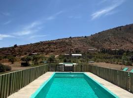 Cabañas Montesol Mejor Vista a las estrellas、Choapaのホテル