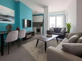 Modern 1BR with City View in Central Larnaca