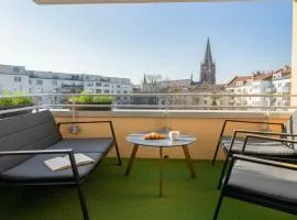 PATAMA Karli Suite - Zentrales City-Feeling nahe Südvorstadt, Uniklinik, Zoo mit Balkon und WLAN kostenlos