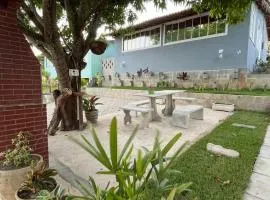 Casa Chalé mobiliado, com ar condicionado na praia de Jaguaribe em Ilha de Itamaracá, Piscina, Chalé, Churrasqueira e Lareira de chão com vista para o Mar