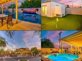 Scottsdale 4 Bedroom Vacation Home with Pool, Hot Tub, and Mini Golf Near Old Town Entertainment and Dining! Great for Families! Near Airport