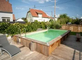 Le Bollwiller Piscine Jacuzzi Vignoble