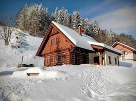 Dřevěnka pod strání, hotel a Černý Dŭl