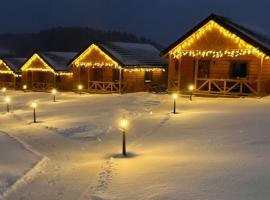 Domki Sudecka Przystań，杜什尼基茲德魯伊的山林小屋