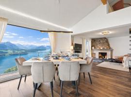 A&Y LakeLucerne Private Panorama Villa Wellness, hotel en Vitznau