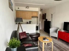 Appartement renové au calme, 1 chambre, balcon, proche mer