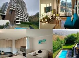 Amplio y cómodo departamento , parking y piscina incluidos