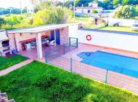 Chalet con Piscina Privada Vallada Terraza y Barbacoan Conil