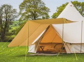 Luxe tent met rust, ruimte en uitzicht