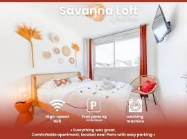 Savanna Loft by Escale-Marne - M8 Tour Eiffel - AC - Climatisation - Parking Gratuit - 102