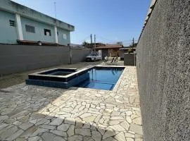 Casa Praia Boraceia, 3 suites com Ar e Piscina 700mts da Praia