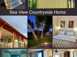 sea view countryside home near Athens