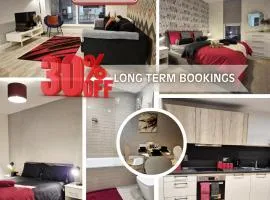 Scarlet-Birm City Centre, Free Secure Parking, 2 bedroom