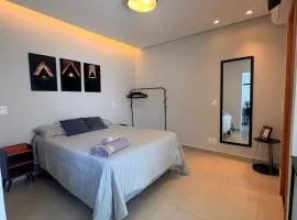 Loft moderno no Santa Efigênia, ar condicionado e garagem