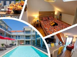 Plage 50M piscine parking spa Duplex cosy 6 pers, hotel u gradu Biskaros