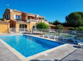 Gîte "des trois terrasses" piscine, clim
