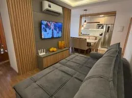 Apartamento mobiliado pé na areia na praia do Tabuleiro em Barra Velha SC