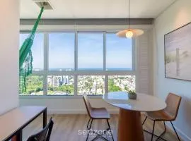 Apto com 2 suítes e vista mar em Itajaí RCX1807