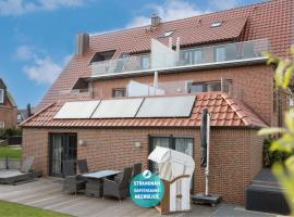 Winkelschiffchen II mit Sauna, itsepalvelumajoitus kohteessa Juist