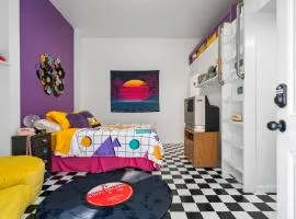 Retro Loft Getaway l Mario Fun & Farm Vibes