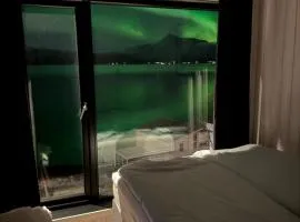 Modern and cozy fjord view cabin