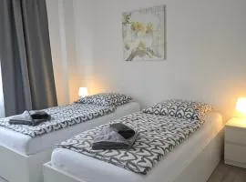 Helle Ferienwohnung an der Rheinpromenade 50 qm