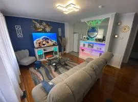 Custom LED Sand Art - Nintendo, Large Parking - EV Ready