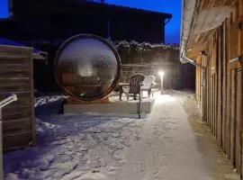 Les pagotins de Garance, Chalet Jura 39, avec sauna panoramique, Meublé classé 4 étoiles