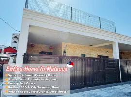 Spacious Home for Families, COMFY HILL, hotel que aceita pets em Malaca