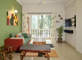 Atsource 2BHK Midcentury Vacation Home with Huge Terrace