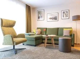 Modernes 95 qm Apartment nahe Rulantica Garten Parkplatz WLAN