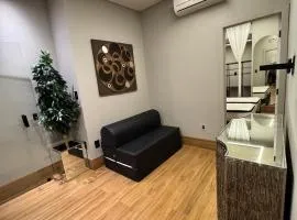 Apt novo no centro com garagem, ar condicionado, Ufla-Unilavras-Restaurantes-Padaria-Mercados