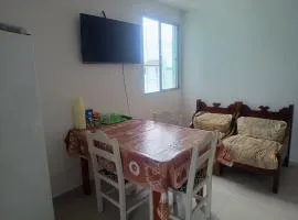 Apartamento Mobiliado com 2 quartos e estacionamento coberto