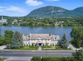 Waterfront Mansion with Mont-Saint-Hilaire Views, Near Montreal