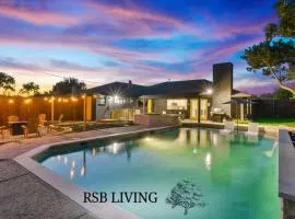 Posh 6BR 3B Home with Pool Media Game Room & Hot Tub