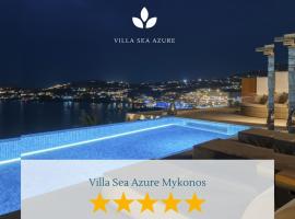 Villa Sea Azure Mykonos, хотел в Псару