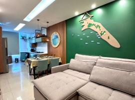 Flat Tapajós Alter 2 quartos, cozinha, climatizado, wifi 200mbps, estacionamento e self check-in、アウテル・ド・ションのホテル