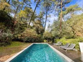 Villa spacieuse avec jacuzzi et piscine chauffée à Hossegor - FR-1-413-261